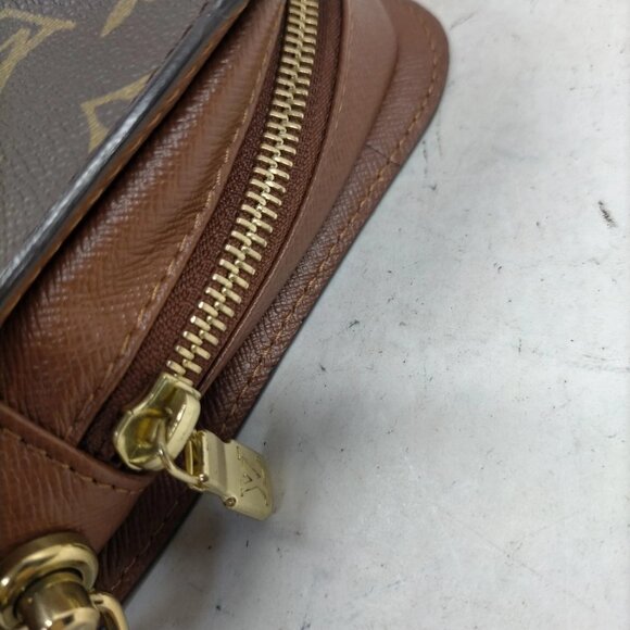 Authentic Louis Vuitton LV Clutch Orsay Brown Monogram mn378-120625 - Picture 7 of 16